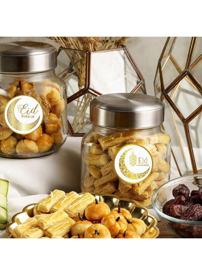 لفتان من ملصقات مبارك، 1000 قطعة من الملصقات الإسلامية لبطاقات هدايا رمضان، ورقة ملصقات رمضان مع ملصقات رمضان السعيد، بطاقات رمضان للأعمال اليدوية والتزيين - Image 4